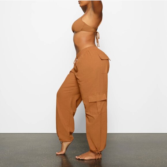 SKIMS Pants - SKIMS Cover Up Cargo Pants- Almond
